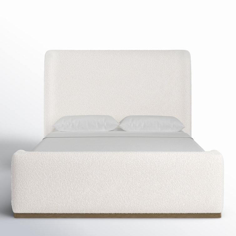 Marlin Upholstered Wingback Bed